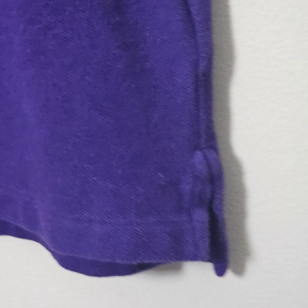 Polo Ralph Lauren Shirt Men's Size Large Big Pony New‎ York Crest Purple